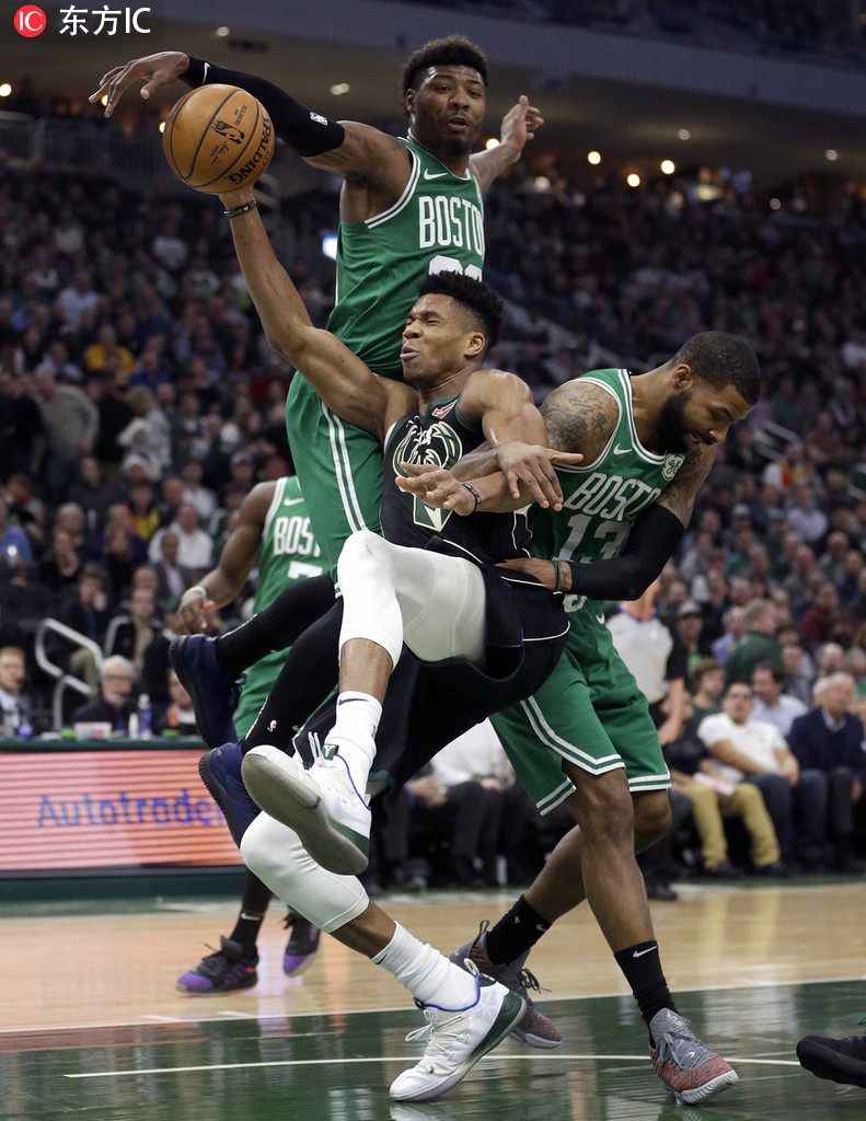 凯尔特人力克尼克斯,字母哥高光表现 凯尔特人力克尼克斯,字母哥高光表现