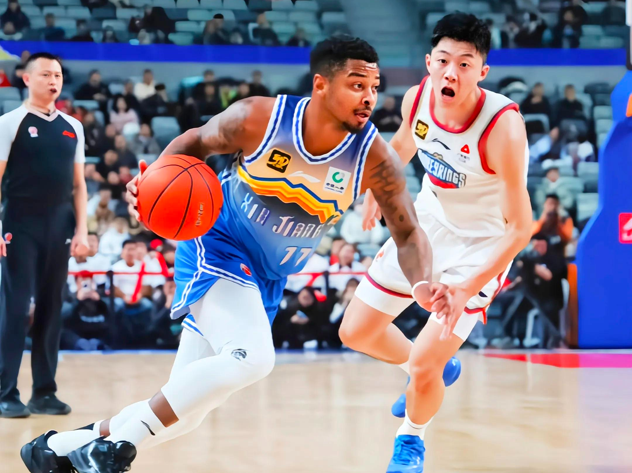 新疆队完胜山西队，杜兰特状态火热